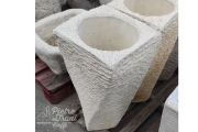 Ondulato bocciardato Bianco cm. 39x74 h. 139,00€